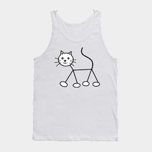 Stick Cat Tank Top